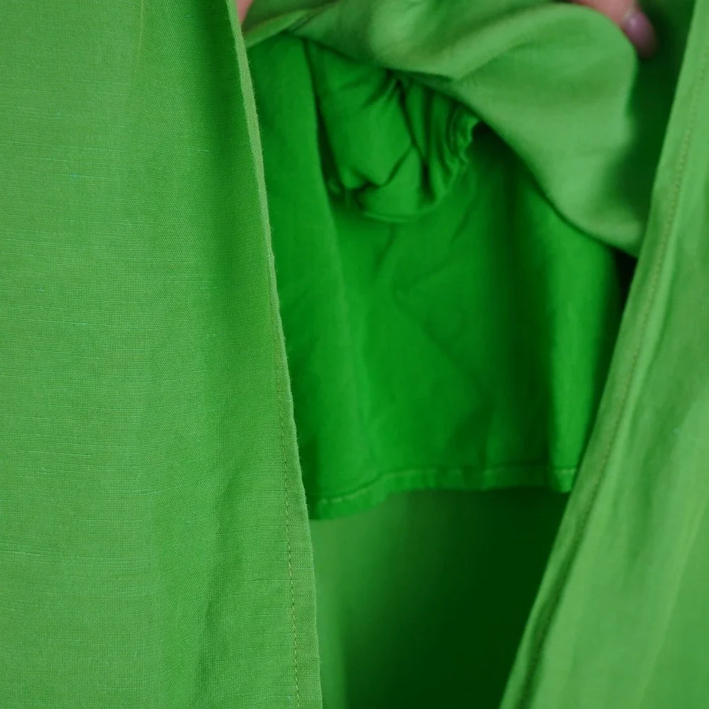Stockholm Atelier X Other Stories Women Green A-Line Midi Skirt Size 4‎